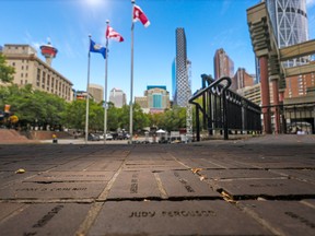 Calgary Olympic Plaza bricks