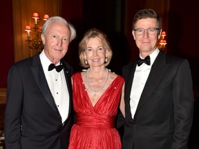 Food retailing giant George Weston Ltd. is the biggest family business in Canada. Pictured are the late W. Galen Weston, Hilary Weston and son Galen Weston.