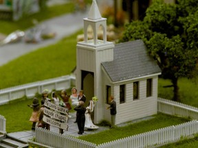 Little Canada is built to a scale of 1:87.