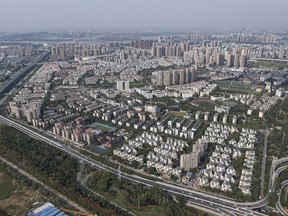 Evergrande’s Changqing community in Wuhan, Hubei Province, China, in September. Evergrande, China's largest property developer, is facing a liquidity crisis with total debts of around US$300 billion, which could affect China’s, economy.