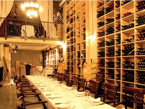 The two-storey cellar under Barberian's Steak House in Toronto has more than 15,000 bottles.