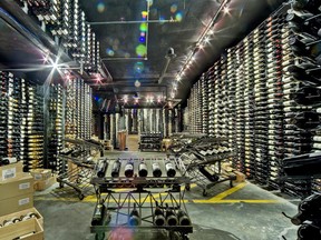 The cellar at Bearfoot Bistro in Whistler hosts glitzy special events.