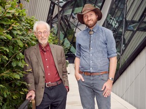 By targeting policy change, Allan Shiff, left, is following a path that’s not always clear for philanthropists. He is pictured here with the Royal Ontario Museum's new curator of climate change, Dr. Soren Brothers.