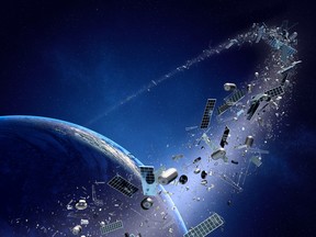 The cloud of space debris is one of the biggest threats to the space industry.