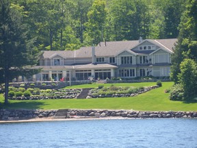This home in Penetanguishene, Ont., was listed recently at $3,988,000 and sold for $3,900,000.