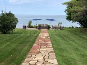 This home on Georgian Bay was listed at $3,499,000 and sold for $3,295,000.