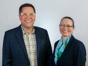 Co-editors of Canadian Family Offices, from left: Dave Michaels and Christina Varga