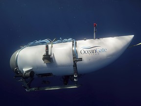 The Titan submersible used to visit the wreckage site of the Titanic. The vessel, owned by OceanGate, which has suspended operations, imploded last month, with passengers including billionaires Hamish Harding and Shahzada Dawood, and OceanGate CEO Stockton Rush on board.