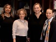 From left: Shernee Chandaria, President of Conros Corporation and LePage’s 2000; Gillian Stein, CEO of Henry's; Tara Mowat, President and CEO of The Logistics Alliance Inc.; Christina Varga, co-editor of Canadian Family Offices.