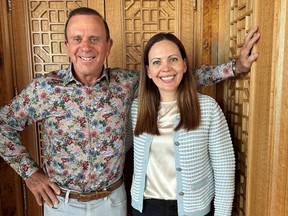 Mattamy Homes and Peter Gilgan Foundation founder Peter Gilgan, left, with daughter Stephanie Trussler, executive director of the foundation.