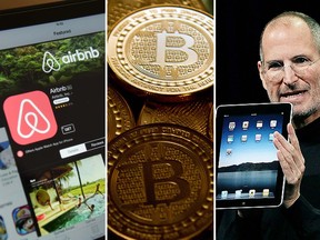 Ten years ago, Airbnb, Bitcoins and iPads didn't exist. (Getty Images file photos)