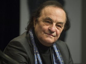 Charles Dutoit speaks at a press conference in Montreal, on Monday, February 23, 2015. (Peter McCabe / MONTREAL GAZETTE)