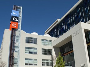The headquarters for National Public Radio, or NPR, are seen in Washington, DC, September 17, 2013.