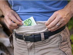 A moneybelt tucked under your clothes keeps your essentials on you as securely and thoughtlessly as your underwear.
