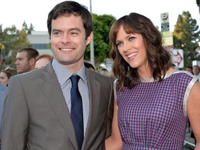 Actor Bill Hader and writer/director Maggie Carey attend the premiere of CBS Films' 'The To Do List' on July 23, 2013 in Westwood, California. (Alberto E. Rodriguez/Getty Images)