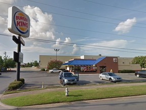 The Burger King fast food restaurant location at 5900 Dreher Lane in Little Rock, AR.