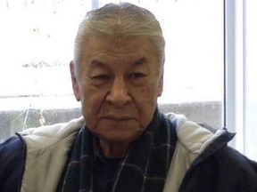 Gordon Albert, an elder from the Sweetgrass First Nation in Saskatchewan, is shown in a family handout photo.