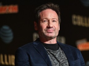 David Duchovny speaks onstage at The X-Files panel during 2017 New York Comic Con -Day 4 on October 8, 2017 in New York City. (Photo by Dia Dipasupil/Getty Images)