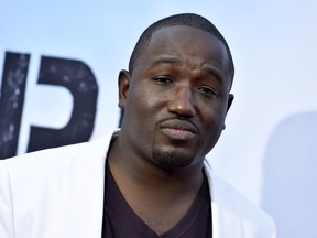 In this May 16, 2016 file photo, Hannibal Buress arrives at the Los Angeles premiere of "Neighbors 2: Sorority Rising" in Westwood, Calif. Buress was arrested on a disorderly intoxication charge after an encounter with a police officer. The Miami Herald first reported that 34-year-old Buress was booked into Miami-Dade jail at 1:57 a.m. Sunday, Dec. 10, 2017. (Photo by Jordan Strauss/Invision/AP, File)