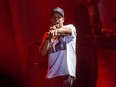 Jay-Z performs in concert on the first day of week two of the Austin City Limits Music Festival at Zilker Park on Oct. 13, 2017 in Austin, Texas.