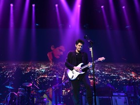 John Mayer, an American singer-songwriter and guitarist in concert at Rogers Place in Edmonton Monday, April 17, 2017.  Ed Kaiser/Postmedia