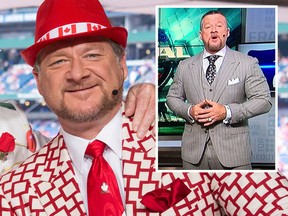 Gregg Zaun on the set of Sportsnet's Blue Jays Central at Rogers Centre. (CNW Group/Sportsnet)