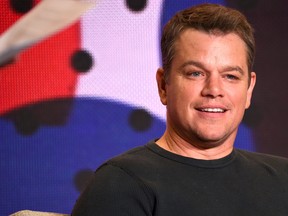 Actor Matt Damon speaks onstage during the "Downsizing" press conference during the 2017 Toronto International Film Festival at TIFF Bell Lightbox on September 10, 2017 in Toronto.  (Kevin Winter/Getty Images)