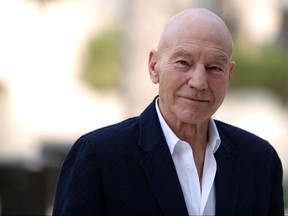 Actor Patrick Stewart poses during a photo call at Dubai International Film Festival in Dubai on December 8, 2017. (PATRICK BAZ/AFP/Getty Images)