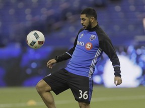 Impact defender Victor Cabrera is one of 11 Montreal player protected for the MLS Expansion draft on Tuesday, Dec. 12, 2017. Dario Ayala / Montreal Gazette