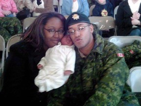 Shanna and Lionel Desmond hold their daughter Aaliyah in a photo from the Facebook page of Shanna Desmond. The Nova Scotia government has announced an inquiry into the deaths of a former soldier and his family nearly a year after the tragic murder-suicides sent shock waves across the country.