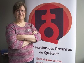 New President of the Federation des femmes du Quebec (FFQ) Gabrielle Bouchard is seen in her office, Tuesday, December 5, 2017 in Montreal.