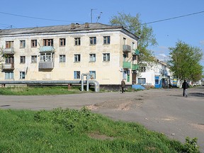 A 2011 file photo of the downtown of Shakhtyorsk, Russia. (Wikimedia Commons/MBxd1/HO)