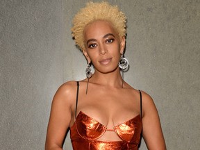 Solange Knowles attends The 2017 Surface Travel Awards at Hotel Americano on October 4, 2017 in New York City.  Solange. (Photo by Andrew Toth/Getty Images for Surface Media)