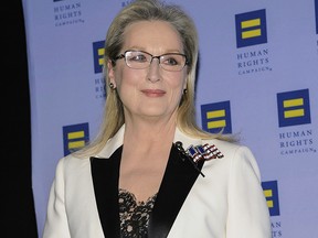 In this Feb. 11, 2017, file photo, Meryl Streep attends the Human Rights Campaign Greater New York Gala at Waldorf Astoria Hotel in New York.
