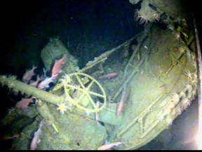 A handout photo received on December 21, 2017, from the Royal Australian Navy shows the wreckage of Australian submarine HMAS AE1 located in waters off the Duke of York Island group in Papua New Guinea.