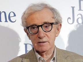 This Aug. 27, 2013 file photo shows director and actor Woody Allen at the French premiere of "Blue Jasmine," in Paris.