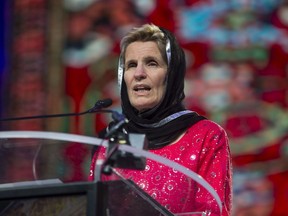 Ontario Premier Kathleen Wynne delivers remarks at the Reviving the Islamic Spirit convention at the Metro Toronto Convention Centre in Toronto, Ont. on Friday December 22, 2017.