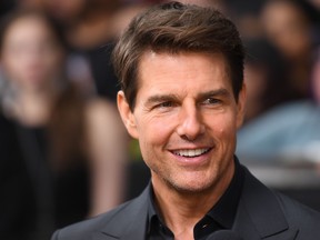 This file photo taken on June 06, 2017 shows actor Tom Cruise attending 'The Mummy' New York Fan Event at AMC Loews Lincoln Square in New York City. Filming of "Mission: Impossible 6" has been delayed by up to three months after its star Tom Cruise damaged his ankle in a botched stunt, US media reported on August 16, 2017. The 55-year-old, known for performing his own death-defying stunts, was injured as he attempted a jump between buildings while attached to cables but fell short and slammed into a concrete wall.