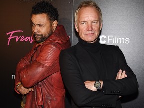 NEW YORK, NY - JANUARY 10:  Shaggy and Sting attend the premiere of IFC Films' "Freak Show" hosted by The Cinema Society at Landmark Sunshine Cinema on January 10, 2018 in New York City.  (Photo by Dimitrios Kambouris/Getty Images)