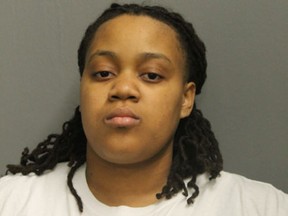 This photo provided by the Chicago Police shows Labritney Austin,  charged in the non-fatal shooting of a 27-year-old woman as the victim streamed video live on Facebook. (Chicago Police via AP)