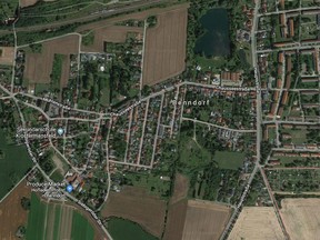 Satellite image of Benndorf, Germany. (Google Maps Ssreenshot)
