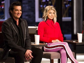 Scott Borchetta and Fergie are shown in this undated handout photo. It all starts with the song. That's the idea behind "The Launch," a new star search series premiering Wednesday on CTV. (THE CANADAIN PRESS/HO-Bell Media-Mark ONeill)