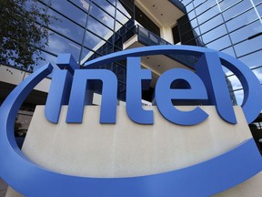 In this July 20, 2011 file photo, Intel corporate offices are seen in Santa Clara, Calif.
