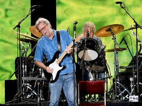 Eric Clapton performs at The Forum on Sept. 18, 2017 in Inglewood, Calif.  (Kevin Winter/Getty Images)