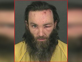 This file booking photo released on Feb. 2, 2017, by the Denver Police Department shows Joshua Cummings in Denver. (Denver Police Department via AP, File)