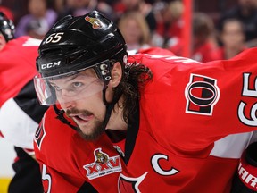 Sens GM Pierre Dorion says the team will do its best to re-sign captain Erik Karlsson. (GETTY)