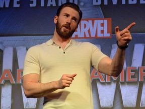 Chris Evans. (ROSLAN RAHMAN/AFP/Getty Images)