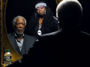 Morgan Freeman and Missy Elliott. (Video screenshot)