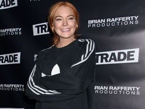 Lindsay Lohan at Super Trade LGBTQ Party  Featuring: Lindsay Lohan Where: New York, New York, United States When: 14 Jan 2018 Credit: WENN.com ORG XMIT: wenn33584295