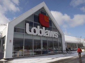 A Loblaws store is seen Monday, March 9, 2015 in Montreal.